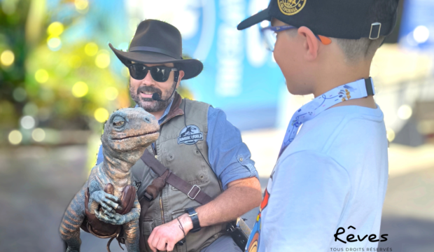 Léandre a visité Jurassic World à Los Angeles