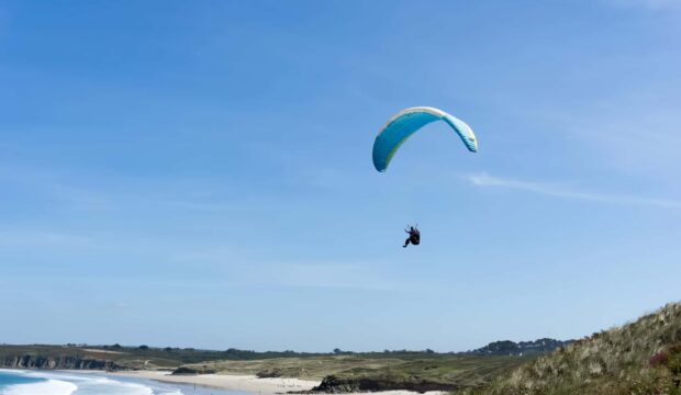 Thélia a fait un saut en parachute