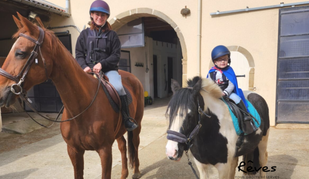 Ayden  a profité d'un week-end en famille à Equi-Lodges