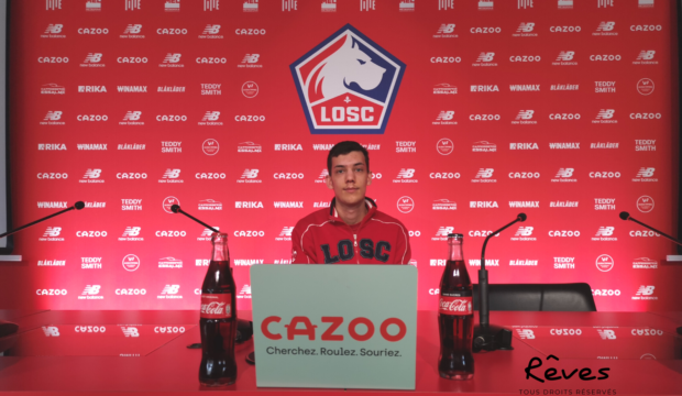 Basile a rencontré les joueurs du LOSC et a assisté à un match