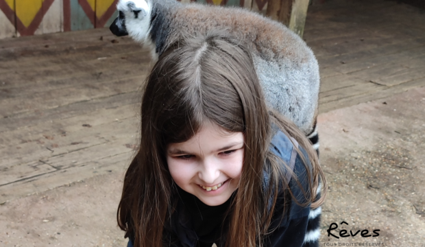 Alizée a fait un séjour au Zoo de La Flèche en famille