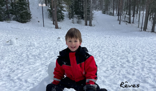 Priam a rencontré le Père Noël en Laponie