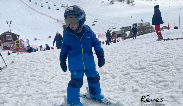 Arsène a fait un séjour en famille à la neige