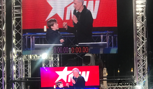 Milan a assister au tournage de Ninja Warrior 