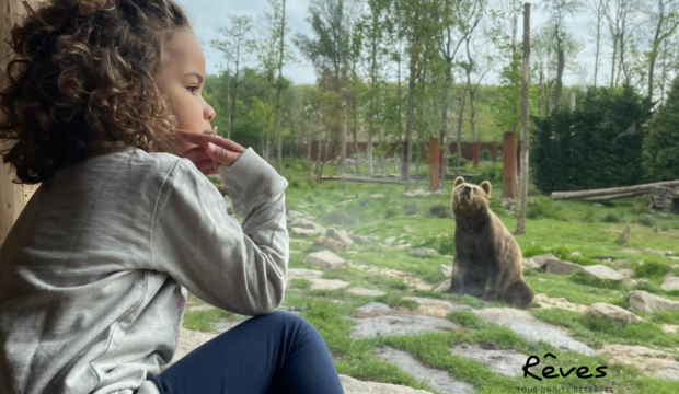 Jade  a fait un séjour au Zoo Pairi Daiza en famille